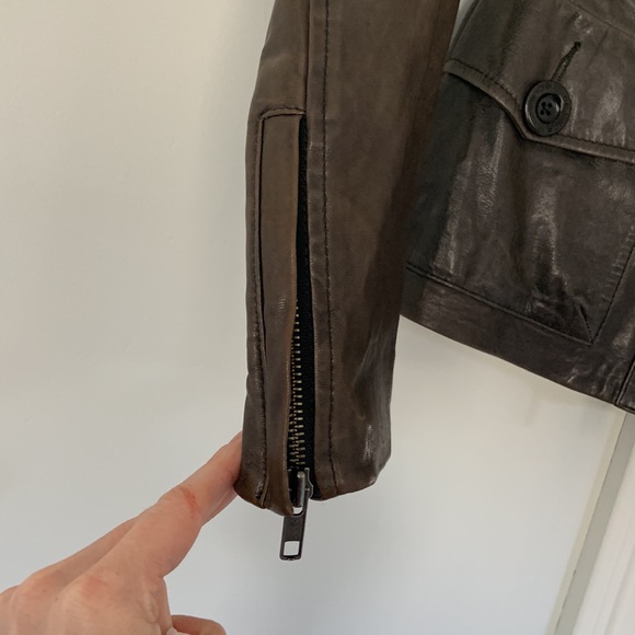 Vince Genuine Leather Jacket - Picture 4 of 6